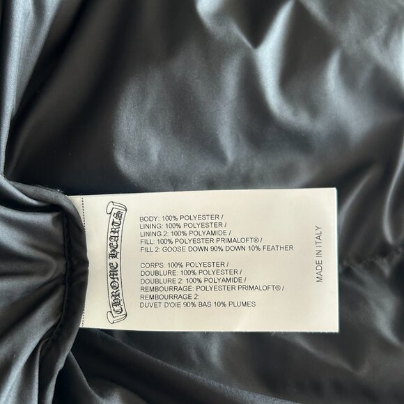 Chrome Hearts Black Cross Jacquard Puffer Vest - Picture 4 of 6